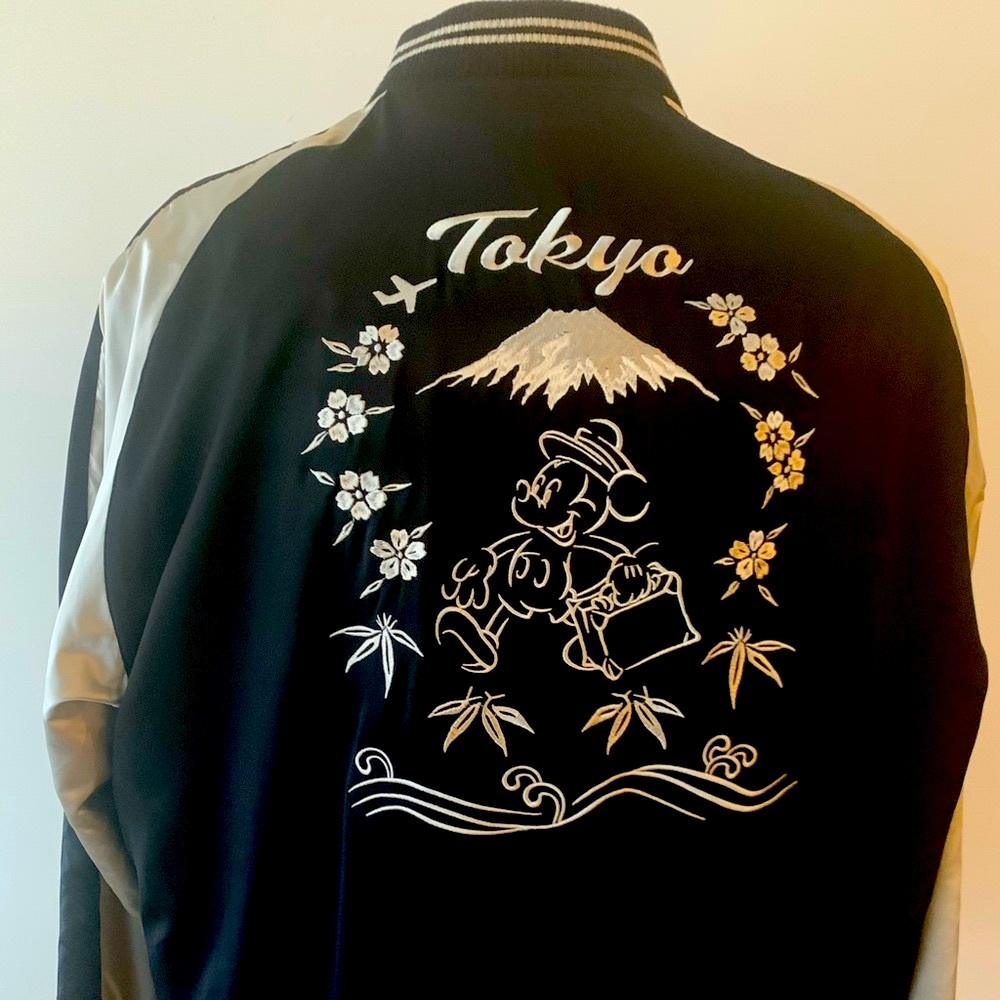 Disney X Uniqlo Mickey Travels Satin Bomber